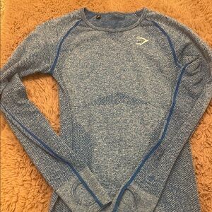 Gymshark Blue Long Sleeve Top